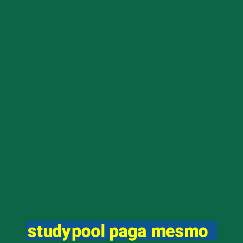 studypool paga mesmo